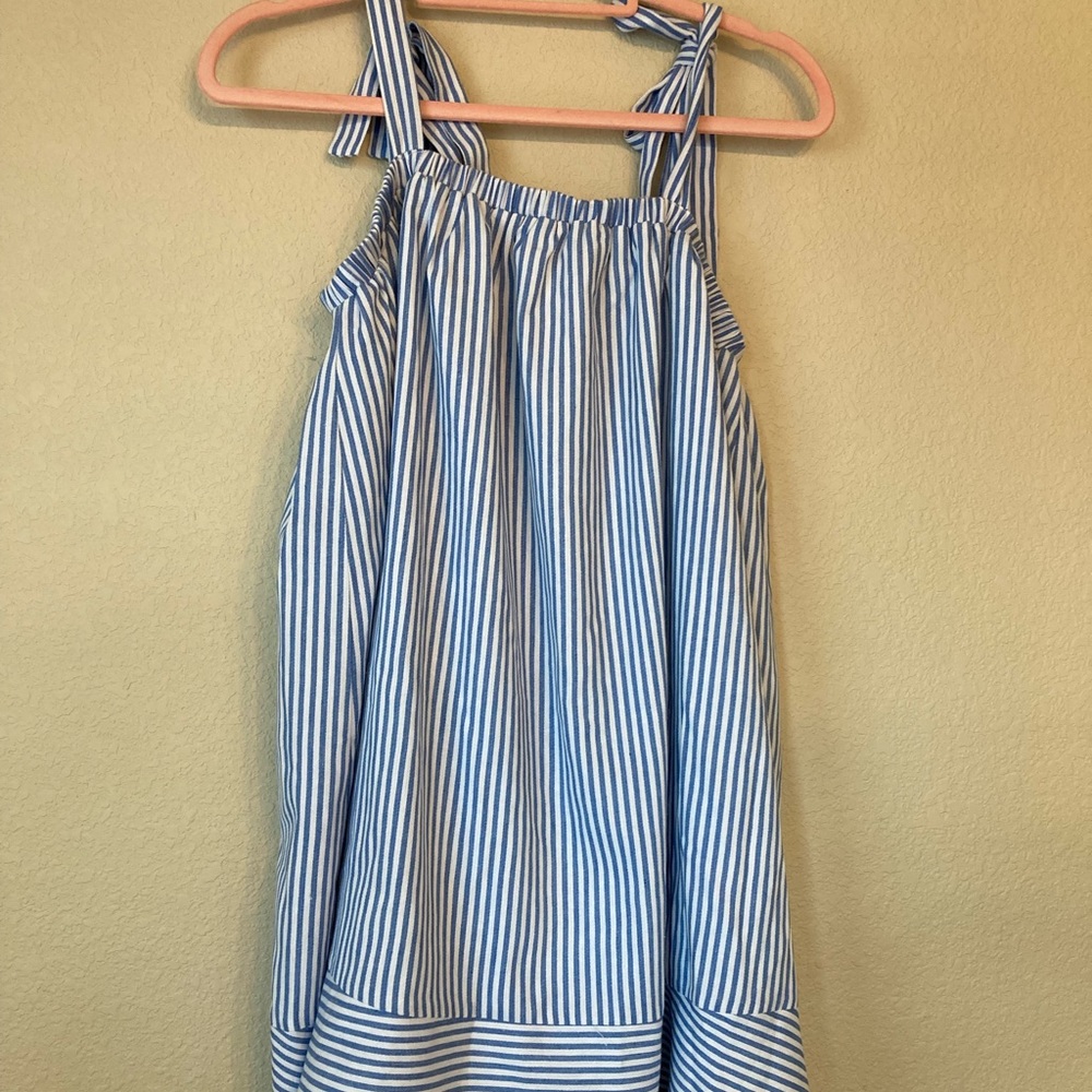 BNWT English Factory striped sleeveless dress